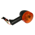 CLIGNOTANT 50 A BOITE ADAPTABLE APRILIA 50 RS 1999>2005/DERBI 50 SENDA X TREM, X RACE ORANGE/NOIR AV GAUCHE OU AR DROIT VERSION 2 (HOMOLOGUE CE) -SELECTION P2R