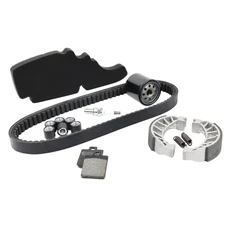 KIT ENTRETIEN MAXISCOOTER ADAPTABLE PIAGGIO 125 VESPA LX 4T 2005> PLAQUETTE ORGANIQUE (PACK 7 PIECES) -SELECTION P2R STANDARD