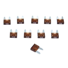 MINI BLADE FUSE MINIATURE 7,5A (SOLD PER 10 IN A BAG)