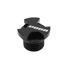BOUCHON D'HUILE 50 A BOITE VOCA EVO POUR DERBI 50 SENDA, GPR (MOTEUR EURO 2, 3, 4)  ALU CNC NOIR