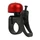 SONNETTE/TIMBRE POUR TROTTINETTE XIAOMI PRO, PRO 2, 1S, ESSENTIAL, MI 3, M365 NOIR/ROUGE  -P2R-