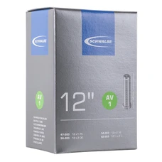 CHAMBRE A AIR VELO 12 1/2 x 1.75-2 1/4 SCHWALBE VALVE STANDARD 40mm (47-62x203) (AV1)