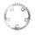 CHAINRING FOR ROAD BIKE- 5 Arms- 40T.Ø 110 -OUTER- ALUMINIUM SILVER- 7075 TA ZEPHYR (SHIMANO TYPE) 9/10Speed.