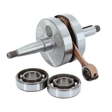 EMBIELLAGE/VILEBREQUIN 50 A BOITE RACING ADAPTABLE MINARELLI 50 AM6/BETA 50 RR/HM 50 CRE/RIEJU 50 MRT/PEUGEOT 50 XPS/YAMAHA 50 TZR/MBK 50 X-POWER (AVEC 2 ROULEMENTS 6204C3 TN9) -ATHENA