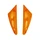 LENS FOR FLASHER FOR SCOOT PEUGEOT 50 BUXY, ZENITH, SPEEDAKE -FRONT - ORANGE (PAIR) -REPLAY