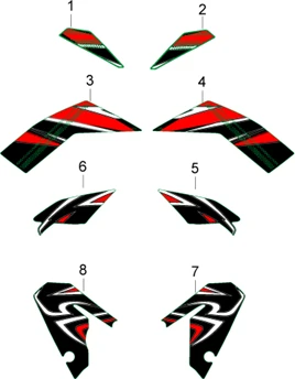 Carrosserie centrale Décalco