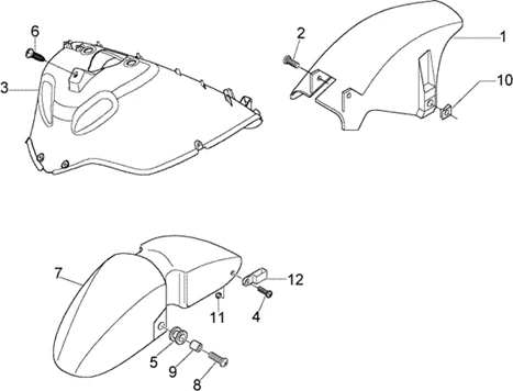 LOGEMENT ROUE-GARDE BOUE