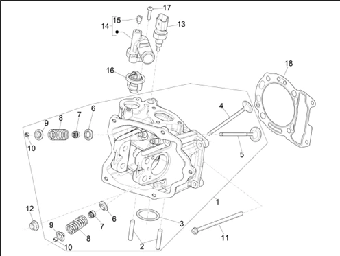 Ensemble culasse - Soupape