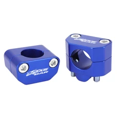 PONTET DE GUIDON UNIVERSEL STAR BAR ALU DIAM 28,6mm BLEU (PAIRE)