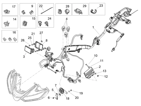 Circuit electrique AV