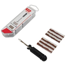 KIT REPARATION PNEU TUBELESS VTT ZEFAL PAR L'EXTERIEUR AVEC MECHES - BOITE (3 MECHES D2xL50mm + 3 MECHES D4xL50mm + OUTIL AIGUILLE)