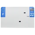 BANDE PLAQUE MOTO 210x130 POUR PVC VIERGE DEP. 22/EURO (VENDU A L'UNITE)