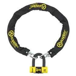ANTITHEFT- CHAIN LOCK AUVRAY X.LOCK 1.20 M - Ø 10 mm+ U LOCK XTREM MINI 52x65mm (Ø 16mm) S.R.A. APPROVED)