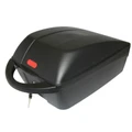 TOP CASE FOR BICYCLE POLISPORT 12L BLACK -KEY LOCK- REMOVABLE (L28cm x l21cm x h16cm) MAX LOAD 5 KG.