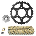 CHAIN AND SPROCKET KIT FOR KAWASAKI 800 Z/ZR 2013>2016  520  15x45  (REAR SPROCKET Ø 80/104/10.5)  (OEM SPECIFICATIONS)  -AFAM-