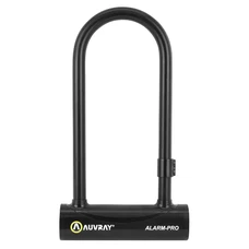 ANTIVOL VELO U AUVRAY ALARM PRO 98 x 250 NOIR DIAM 14 mm A CLE AVEC ALARME SONORE NIVEAU SECURITE 8/10 - HOMOLOGUE SRA***