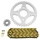 KIT CHAINE ADAPTABLE MBK 50 X POWER 2000>2002 / YAMAHA 50 TZR 2000>2002  420  12x47 (DIAM COURONNE 54/92/10.5)  (DEMULTIPLICATION ORIGINE 2000->2002)  -AFAM-