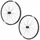 ROUES GRAVEL 700 FIR GALAXIUM DISQUE CENTERLOCK ALU NOIR CASSETTE SHIMANO MICROSPLINE 12V. AXE TRAVERSANT 12/100 ET 12/142 HAUTEUR/PROFIL 50 mm (PAIRE) - TUBELESS READY