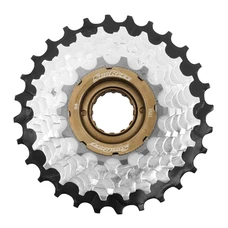 ROUE LIBRE 7V. SHIMANO 14-28 ARGENT/NOIR (MONTAGE ATELIER)