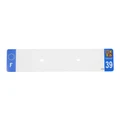 BANDE PLAQUE AUTO 520x110 POUR PVC VIERGE DEP. 39/EURO (VENDU A L'UNITE)