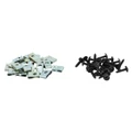 AGRAFE DE CARROSSERIE/CARENAGE/CAPOTAGE DIAM 4mm AVEC VIS 4 x 14 mm (SACHET DE 25 PIECES)  -SELECTION P2R-