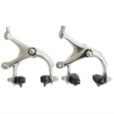 BRAKE CALIPER- FOR ROAD BIKE/FIXIE NEWTON -ALUMINIUM- SILVER FOR 700 WHEEL (PAIR)