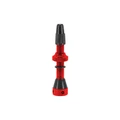 VALVE DE PNEU TUBELESS PRESTA SWITCH COLORI ROUGE 40mm 4 TROUS POUR DIFFUSION PREVENTIF (VENDU A L'UNITE)