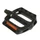 PEDALE BMX NEWTON RESINE NOIR 9/16" ROULEMENT DU (PAIRE SUR CARTE)