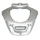 RADIATOR SHIELD CLOSING "PIAGGIO GENUINE PART" 300-500 MP3 BUSINESS 2014> GREY 760/B -2B000693000H4