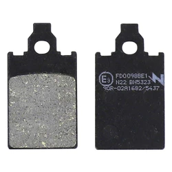 PLAQUETTE DE FREIN NEWFREN POUR MBK 50 X-LIMIT 1997>2003 AV / YAMAHA 50 DTR 1997>2003 AV / MALAGUTI 50 F12 PHANTOM 1994>1998 AV, F15 FIREFOX 1996>1999 AV (FD0098BE) (ELITE ORGANIQUE)