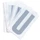 LETTER FOR LICENSE PLATE PVC MOTORBIKE/SCOOTER  45mm  U  (SOLD PER 10)