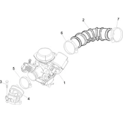 Carburateur complet - Raccord d'admission