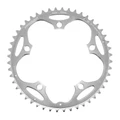 CHANRING FOR ROAD BIKE-5 arms- 48T. Ø130 -OUTER- SILVER -ALUMINIUM- 7075 STRONGLIGHT 9/10 Speed (SHIMANO TYPE)
