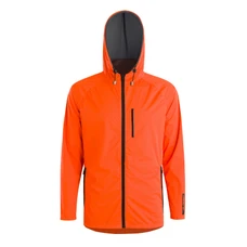 VESTE DE PLUIE ADULTE GIST GIUBBINO WATERPROOF 15 MICRON AVEC CAPUCHE ORANGE S -5276