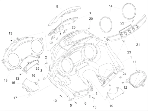 Groupe instruments - Cruscotto