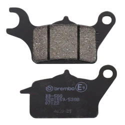 PLAQUETTE DE FREIN BREMBO POUR HONDA 110 NSC VISION 2017>2020 AV (SCOOTER CARBONE CERAMIQUE) -07122CC