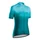 ADULT CYCLING JERSEY - GIST LADY-SHORT SLEEVES - POLKA DOT/GREEN XL -5374