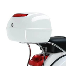 TOP CASE PLATE "PIAGGIO GENUINE PART" 125 VESPA PX CHROME -673716