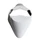 FRONT MUDGUARD FOR SCOOT PIAGGIO 50 ZIP 2000> -GLOSS WHITE-