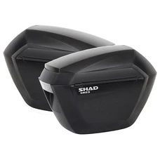 VALISE LATERALE/SIDE-CASE SHAD SH23 23L NOIR BRUT (fixation 3P SYSTEM vendue séparément) (D0B23100) (PAIRE)