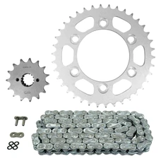 KIT CHAINE ADAPTABLE DUCATI 600 MONSTER 1993>1994  520  15x38  (DIAM COURONNE 100/124/11)  (DEMULTIPLICATION ORIGINE)  -AFAM-