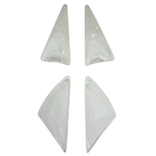 LENS FOR FLASHER FOR  SCOOT  PEUGEOT 50 SPEEDFIGHT 1 FRONT+REAR TRANSPARENT (x4)  -REPLAY