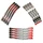 STICKERS VOCA FOR 50cc MOTORBIKE - FOR 2 RIMS (2 SHEETS KIT)