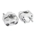 PONTET DE GUIDON UNIVERSEL REPLAY ALU CNC DIAM 22.2 mn ARGENT (PAIRE)