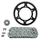 KIT CHAINE ADAPTABLE YAMAHA 600 XJ N DIVERSION 1991>2003  520  16x48  (DIAM COURONNE 125/145/10.5)  (DEMULTIPLICATION ORIGINE)  -AFAM-