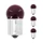 AMPOULE/LAMPE STANDARD 12V 10W CULOT BA15s NORME R10W GRAISSEUR ROUGE (FEU DE POSITION) (x4) -REPLAY