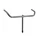 HANDLEBAR- FOR URBAN BIKE- ERGOTEC  HOLLAND WITH QUILL STEM  Ø22 STEEL CHROME W525mm