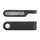 TURN SIGNAL FOR MOTORBIKE- AVOC MATSUMOTO ABS BODY - TRANSPARENT/BLACK (Long 60mm / H 10mm (Wd 15mm) (EEC APPROVED) (Pair)