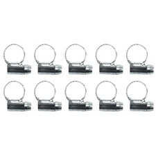 COLLIER DE SERRAGE METAL AJOURE 7 A 11mm (SACHET DE 10 PIECES) LARGEUR 5mm -SELECTION P2R