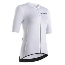 MAILLOT GIST FEMME MANCHES COURTES SUPREMO ZIP TOTAL BLANC XL -5371